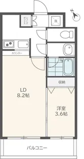N.ピジョン古淵【4階】の間取り