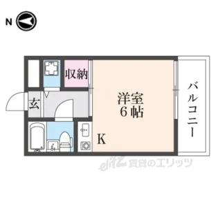 西本ビル【3階】の間取り