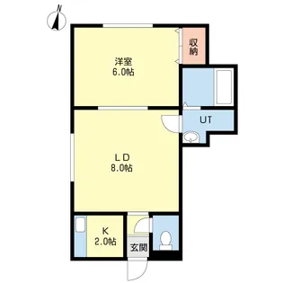 グランバレ【2階】の間取り