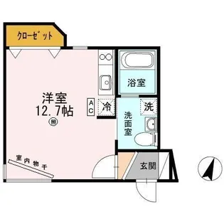 CASA AURORA【2階】の間取り