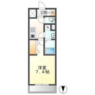 NEUA NARUMI(ノイア ナルミ)【9階】の間取り