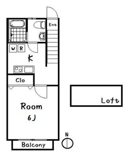 CASA ESPINACA(カーサエスピナカ)【2階】の間取り