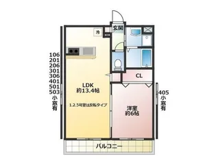 アリエッタ【2階】の間取り