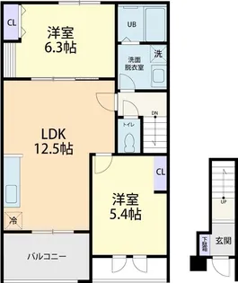 Raffine【2階】の間取り