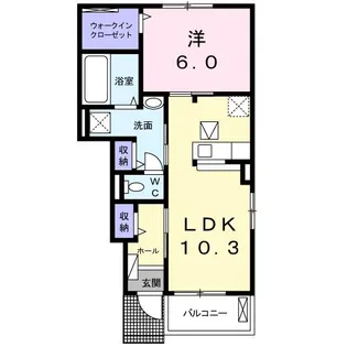 ゴラッソ【1階】の間取り