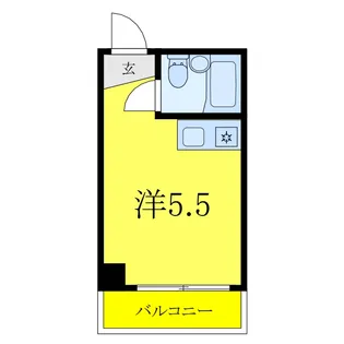 クリスタリーナ ワタナベ【3階】の間取り