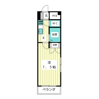 秋の陽の【3階】の間取り