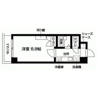 ラヴィニア北村II【4階】の間取り