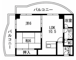 第5福原ビル【4階】の間取り