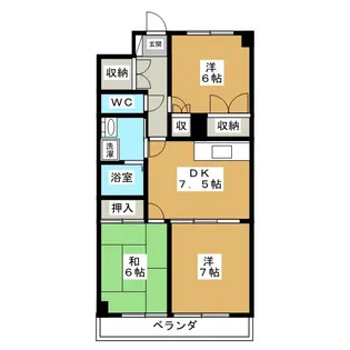 エトワール【2階】の間取り