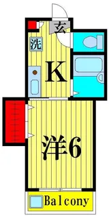 北浦ビル【3階】の間取り
