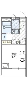 松山【3階】の間取り