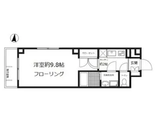 ホワイトヒルズ富士見台【2階】の間取り