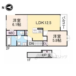 ノアヴェルテ【2階】の間取り
