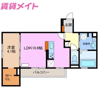 Grandheights Violet【2階】の間取り