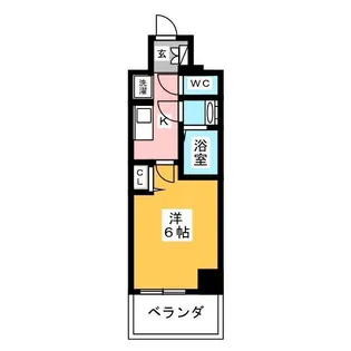 プレサンスNAGOYAシティオ【3階】の間取り