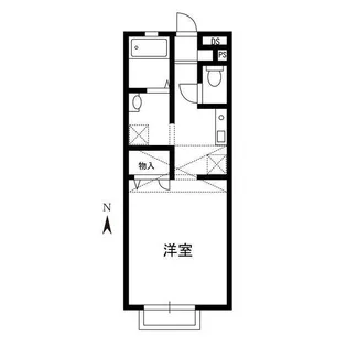 ジュネス【1階】の間取り