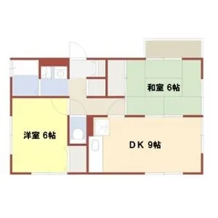 ムラツハイツI【2階】の間取り