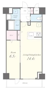 HorizonResidence(ホライゾンレジデンス)【8階】の間取り