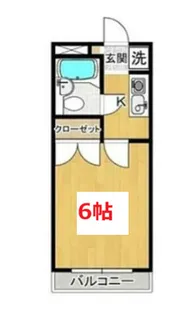 メルシー西中延II【1階】の間取り