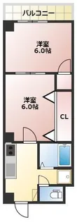 こざとパークビル【3階】の間取り