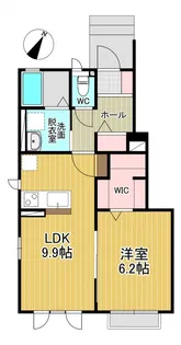 プランドールB棟【1階】の間取り