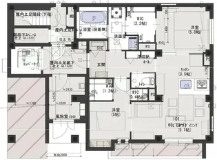 グリーンレジデンス【1階】の間取り