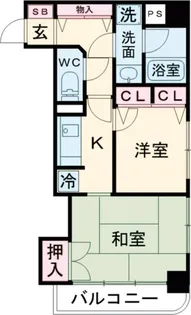 ダイアパレスステーションプラザ前橋II【3階】の間取り