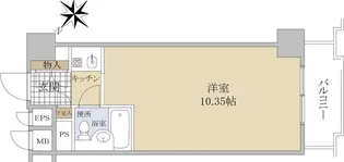 藤和新川コープ【10階】の間取り