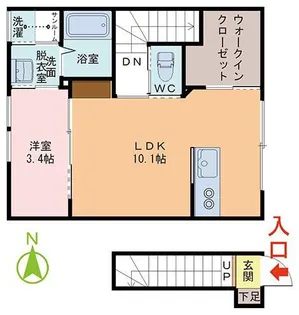 INTEGRAL西開発【2階】の間取り