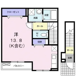 ベルカーナ【2階】の間取り