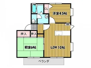 エクセル【2階】の間取り