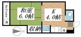 北浦ビル【2階】の間取り