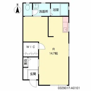モンフレール III【1階】の間取り