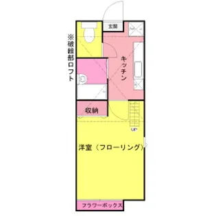 エクセルシア【1階】の間取り