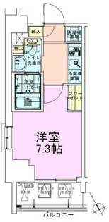 門前仲町レジデンス参番館【10階】の間取り