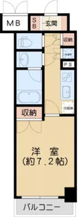 クオリア小石川【3階】の間取り