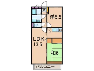 グランドトゥインクル【2階】の間取り