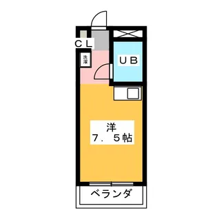 チサンマンション両替町【5階】の間取り