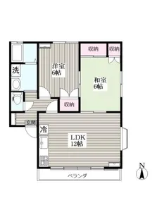 メゾン秋山II【2階】の間取り