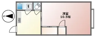 マンションはづき【2階】の間取り
