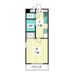 リバティー藤ヶ丘【3階】の間取り