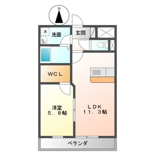 プレステージ千種 C棟【5階】の間取り