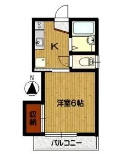 プチメゾンkomaki【2階】の間取り