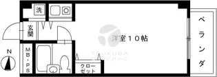 新神楽坂ハウス 615 616【6階】の間取り