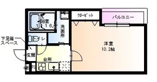 フジパレス園田6番館【1階】の間取り