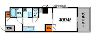 GM TAISHIBASHIEKIMAE【2階】の間取り