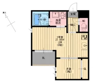R-Smart Edelweiss(エーデルワイス)【2階】の間取り