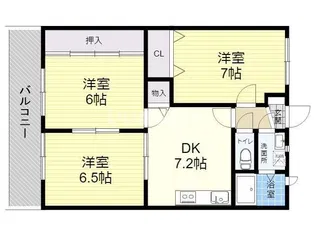 フォレスト・ビュー川崎【1階】の間取り