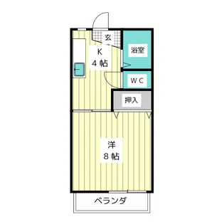 アーバンライフ亀の井【1階】の間取り